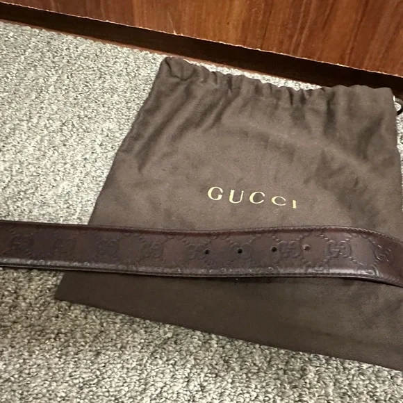 Gucci leather Belt